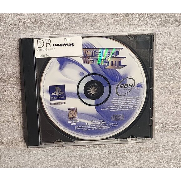 Twisted Metal III for PlayStation 1 - Picture 1 of 1